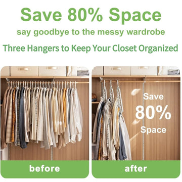 9 Port Magic Hanger Rack Closet Organizer