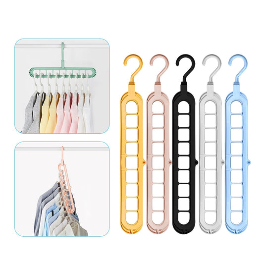 9 Port Magic Hanger Rack Closet Organizer