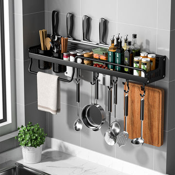 Punch-free Kitchen Storage Shelf
